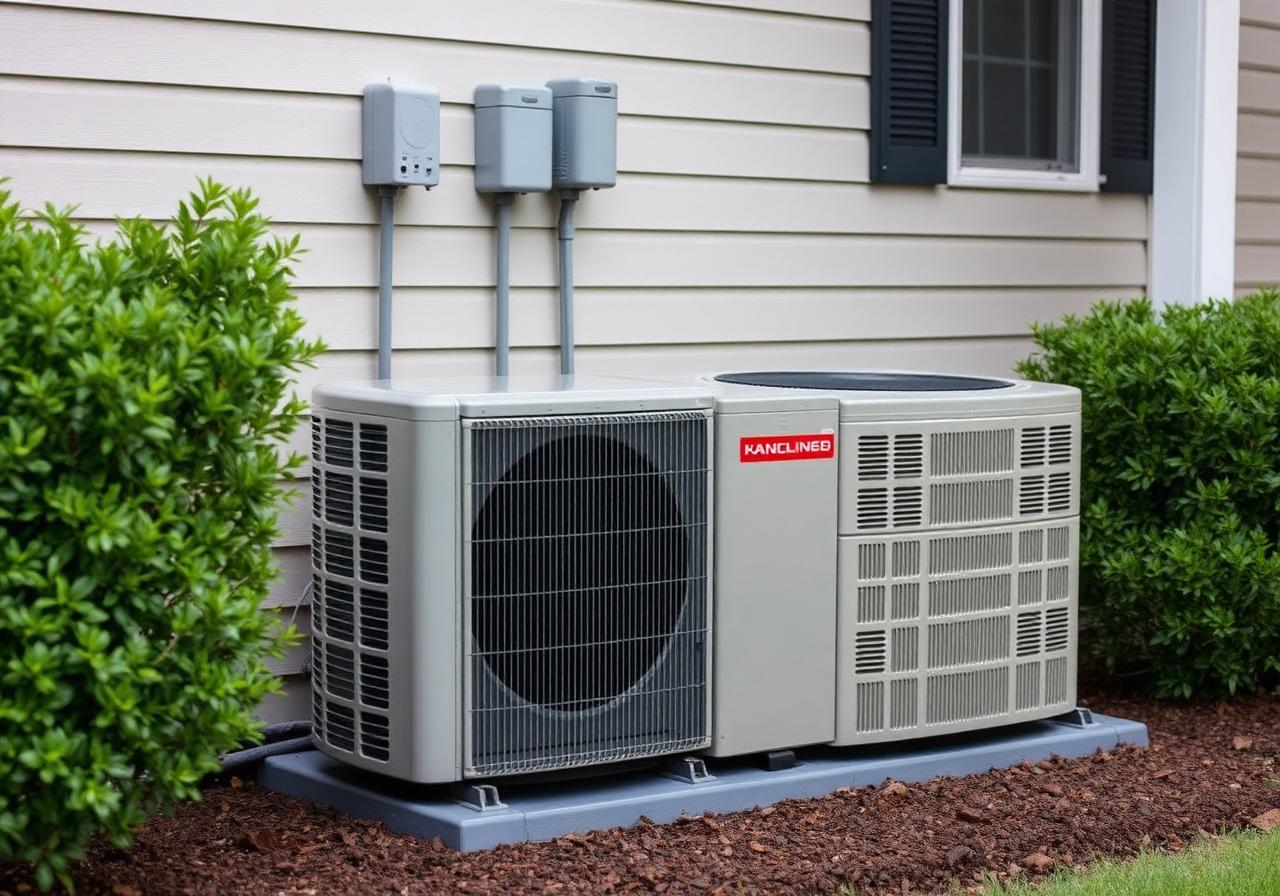 New high-efficiency air conditioning system installed in an Alabama home